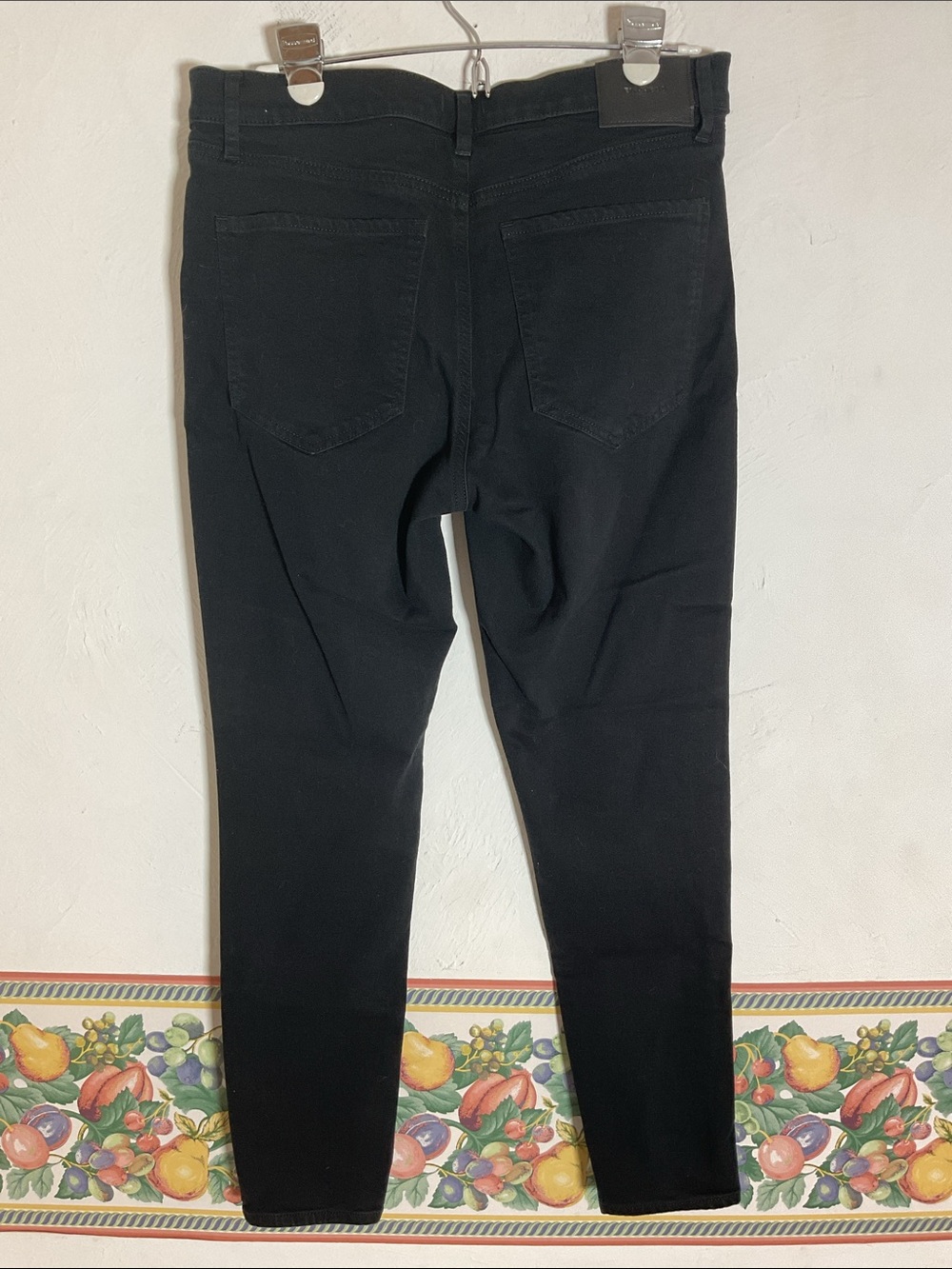 Express Black Mid Rise Skinny Jeans Size 10R Stretch Denim - Picture 5 of 11